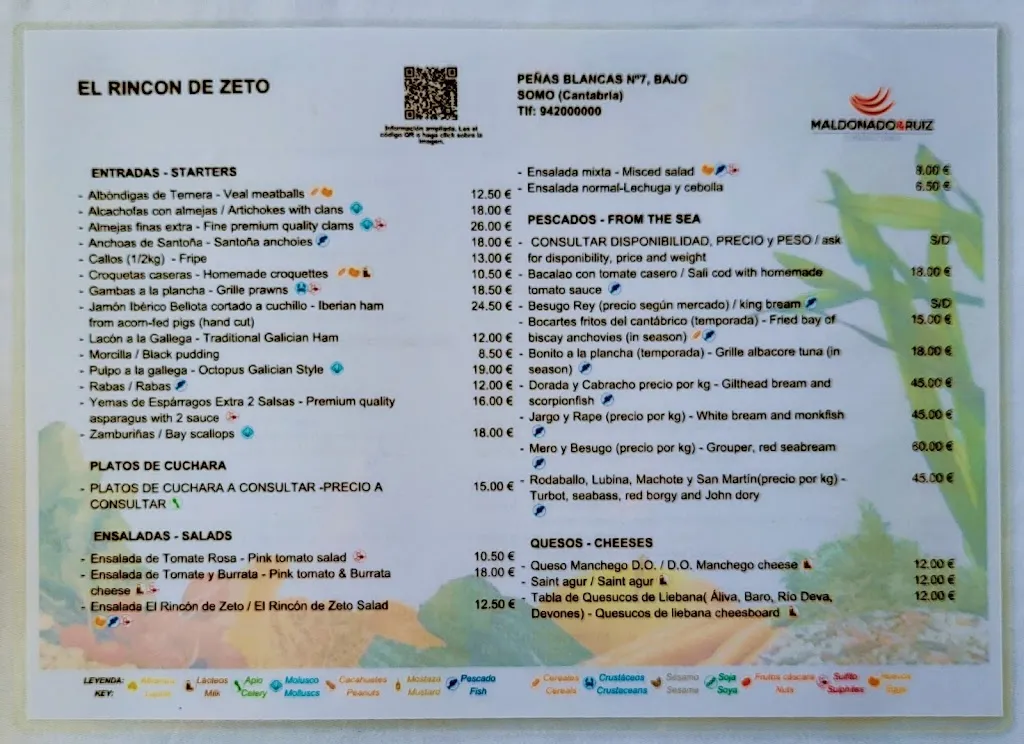 Menu_El Rincón de Zeto_Ribamontán al Mar_immagine_2