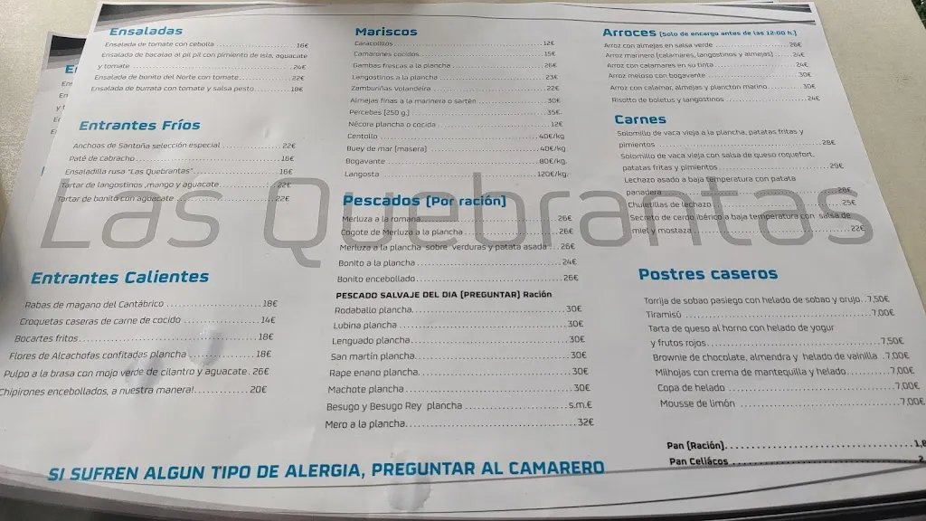 Menu_Restaurante Las Quebrantas_Ribamontán al Mar_image_1