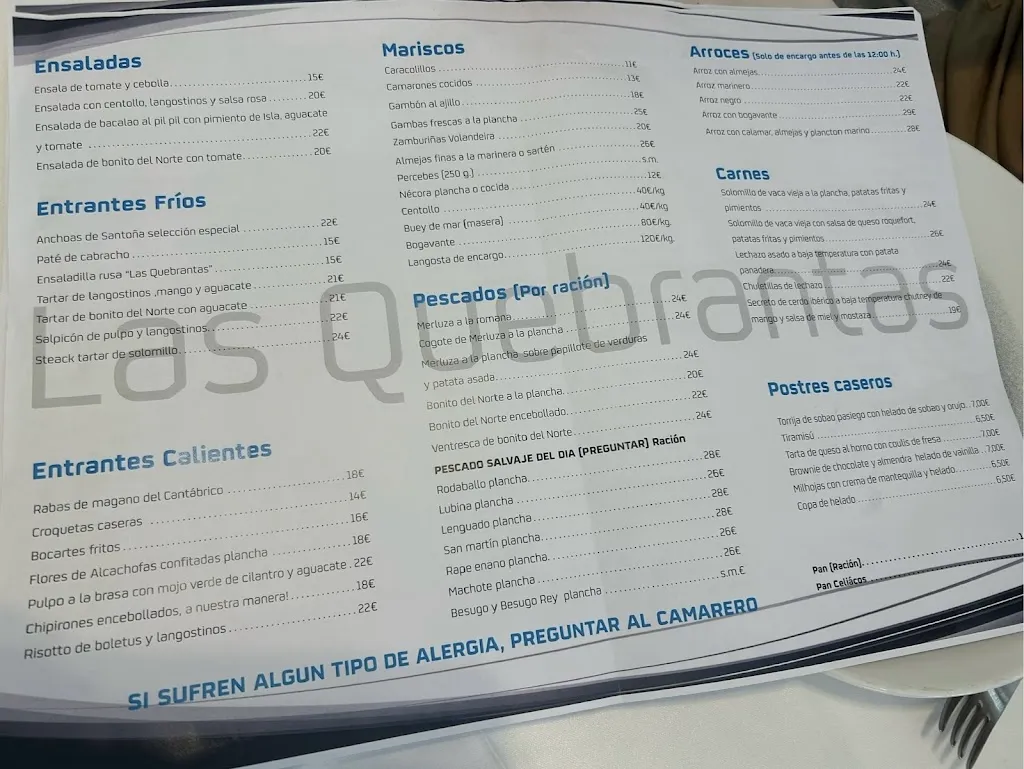 Menu_Restaurante Las Quebrantas_Ribamontán al Mar_image_2