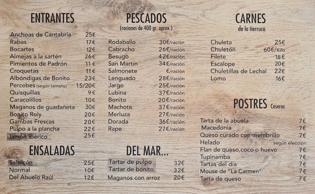 Menu_Chiringuito El Puntal Tricio_Ribamontán al Mar_image_1