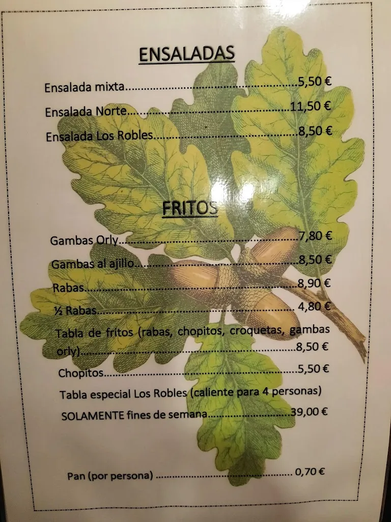 Menu_Mesón Los Robles_Santa María de Cayón_image_3