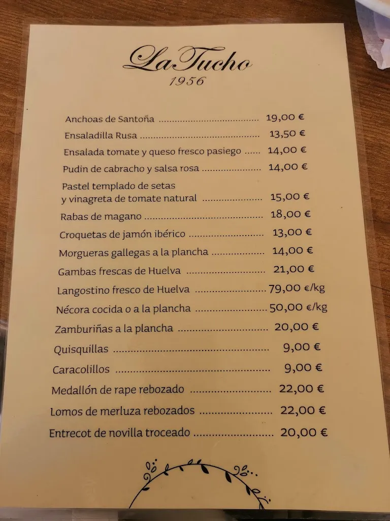 Menu_Restaurante la Tucho_Santander_image_4