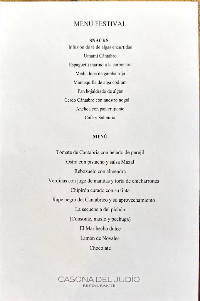 Menu_Restaurante Casona del Judío_Santander_image_3