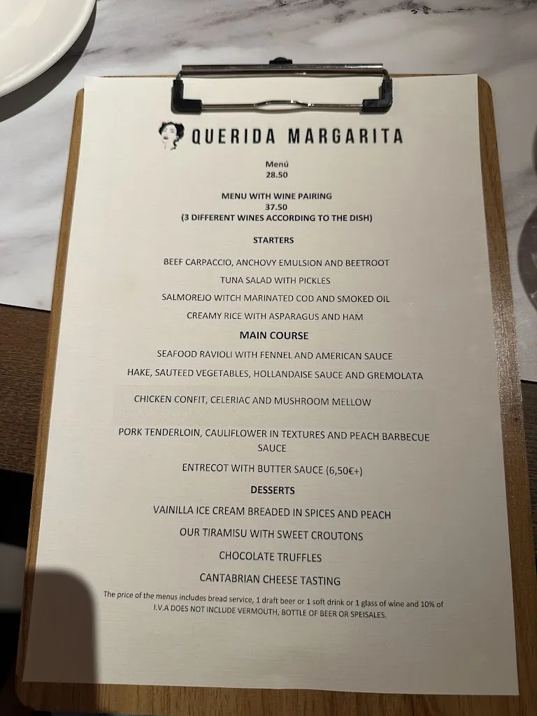 Menu_Querida Margarita Santander_Santander_image_4