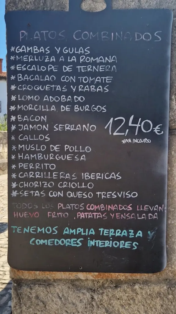 Menü_Terraza-Restaurante Casa Miguel_Santillana del Mar_Bild_2