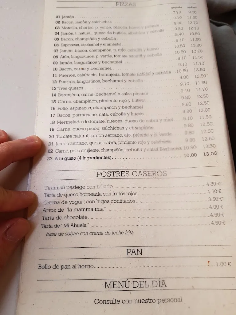 Menu_Restaurante Los Girasoles_Santa Cruz de Bezana_image_1