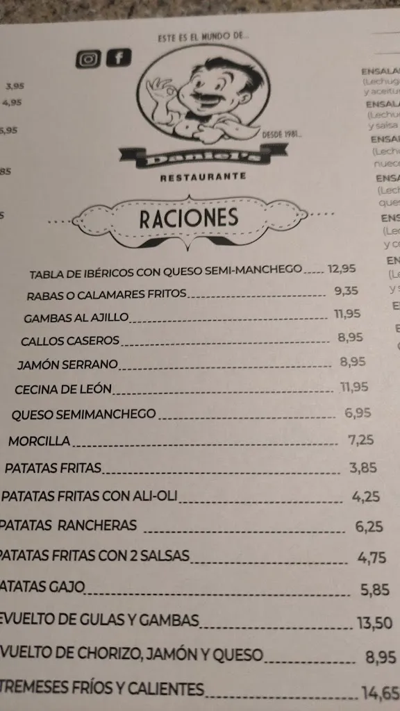 Menu_Restaurante Daniel's_Santa Cruz de Bezana_image_3