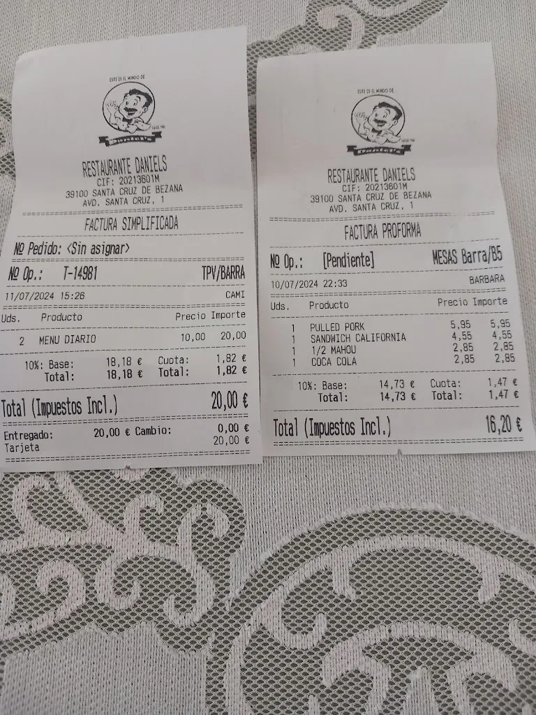 Guillermo García_Restaurante Daniel's_Santa Cruz de Bezana_review