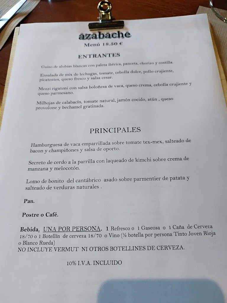 Menu_Restaurante Azabache_Santa Cruz de Bezana_image_3