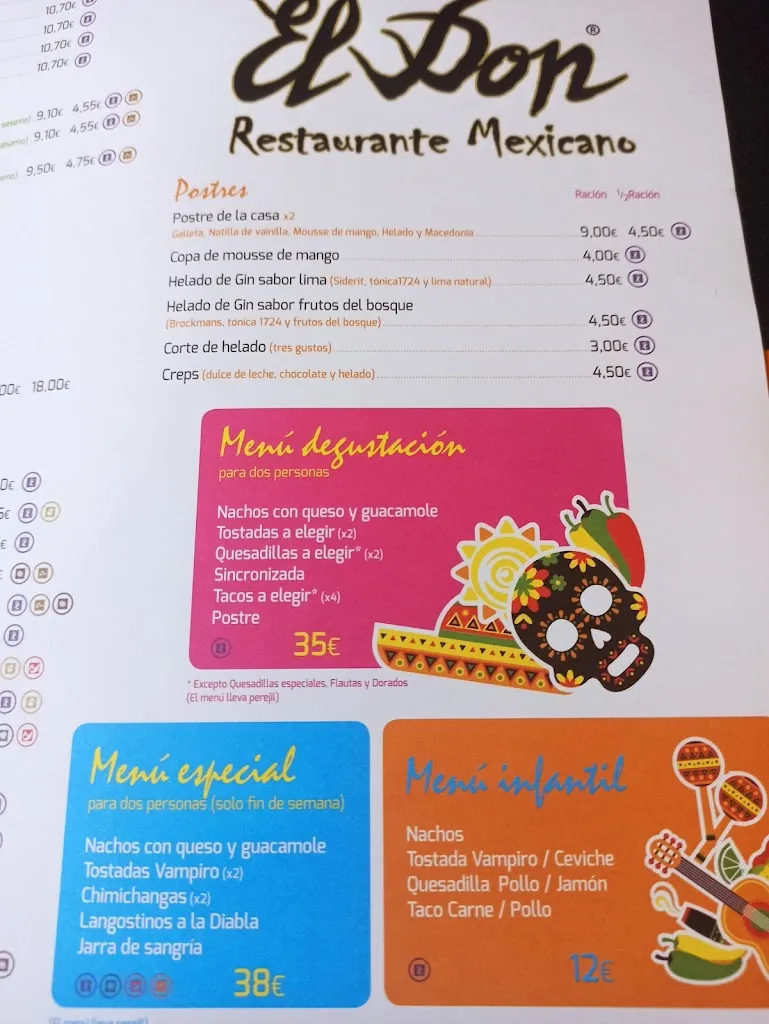 Menu_Restaurante Mexicano El Don_Santa Cruz de Bezana_image_3