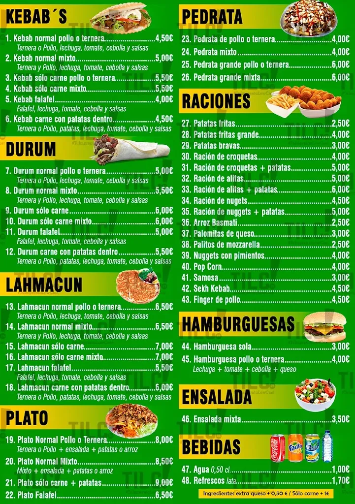 Menu_Bezana Doner Kebab_Santa Cruz de Bezana_image_1