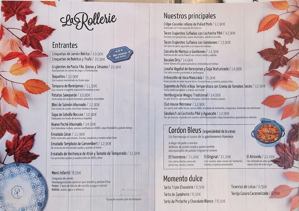 Menu_Restaurante La Rollerie Las Rozas_Rozas de Valdearroyo Las_image_1