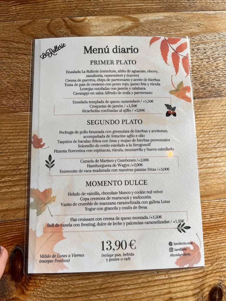Menu_Restaurante La Rollerie Las Rozas_Rozas de Valdearroyo Las_image_2
