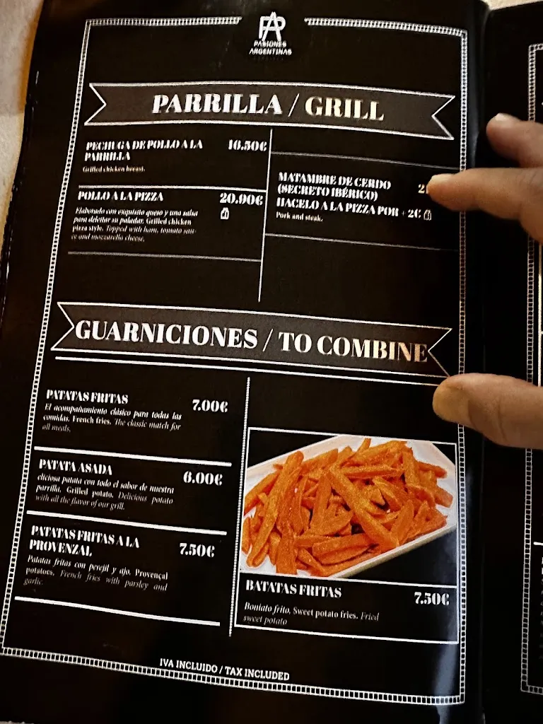 Menu_Restaurante Pasiones Argentinas_Rozas de Valdearroyo Las_image_2