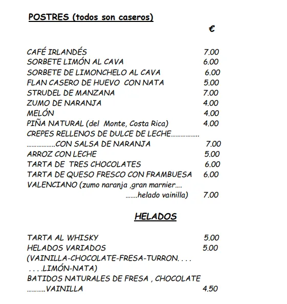 Menu_Restaurante Calleja_Rozas de Valdearroyo Las_image_1
