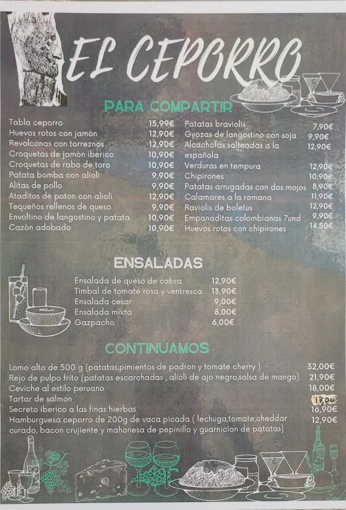 Menu_El Ceporro-Gastrobar_Rozas de Valdearroyo Las_image_1