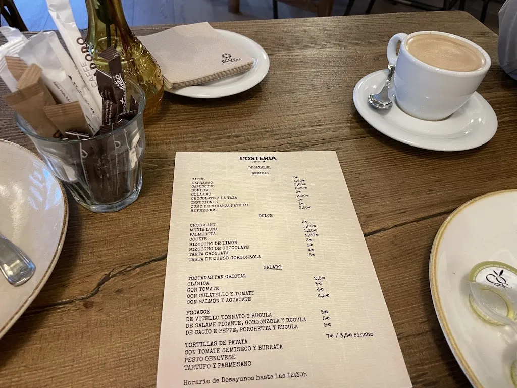 Menü_L'ostería L'angoletto | Restaurante Italiano Las Rozas_Rozas de Valdearroyo Las_Bild_1