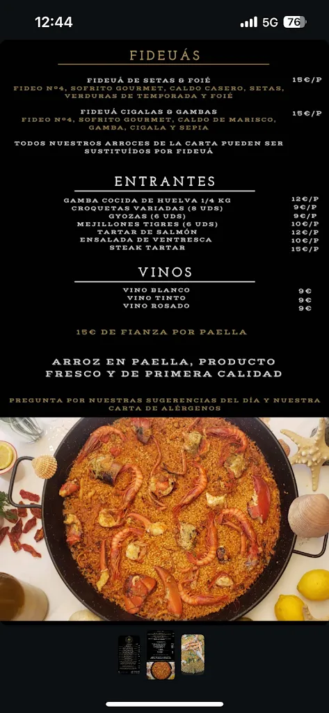 Menu_Arroces Gourmet Las Rozas_Rozas de Valdearroyo Las_image_1