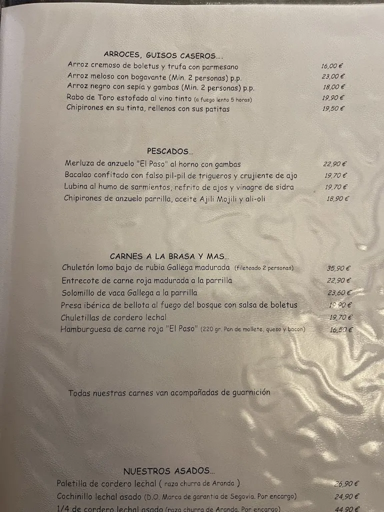 Menu_El Paso_Rozas de Valdearroyo Las_image_4