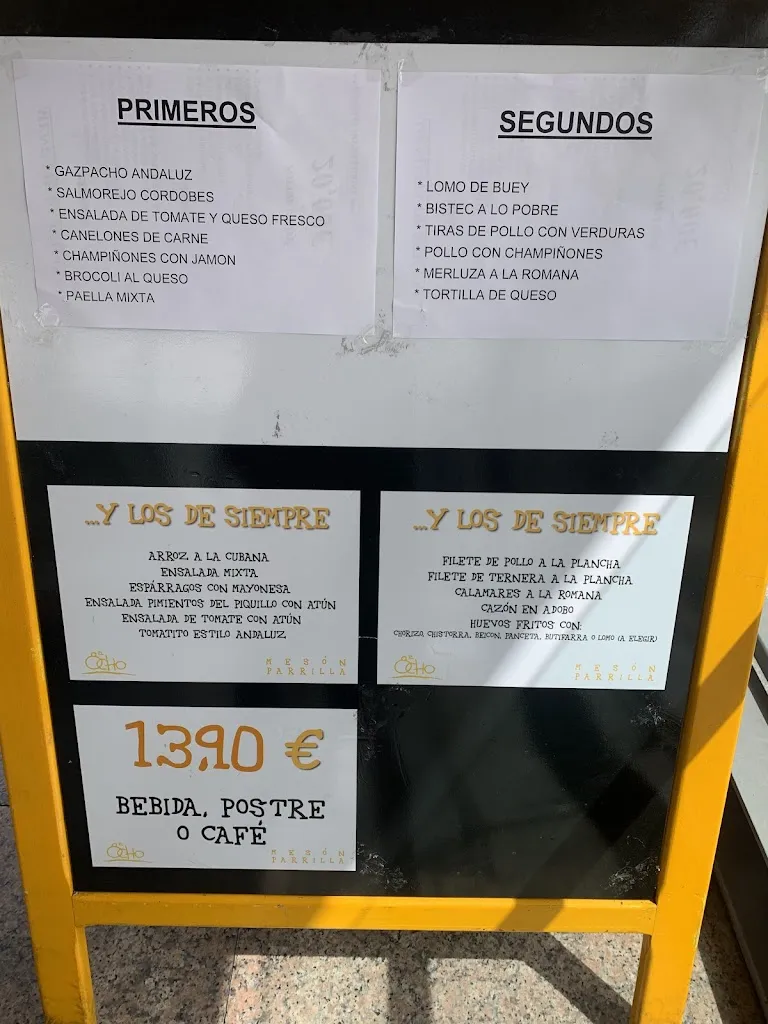 Menu_Mesón Parrilla El Ocho_Rozas de Valdearroyo Las_image_1