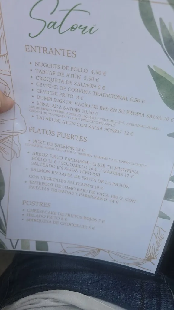 Menu_Satori Restaurante_Saro_image_1