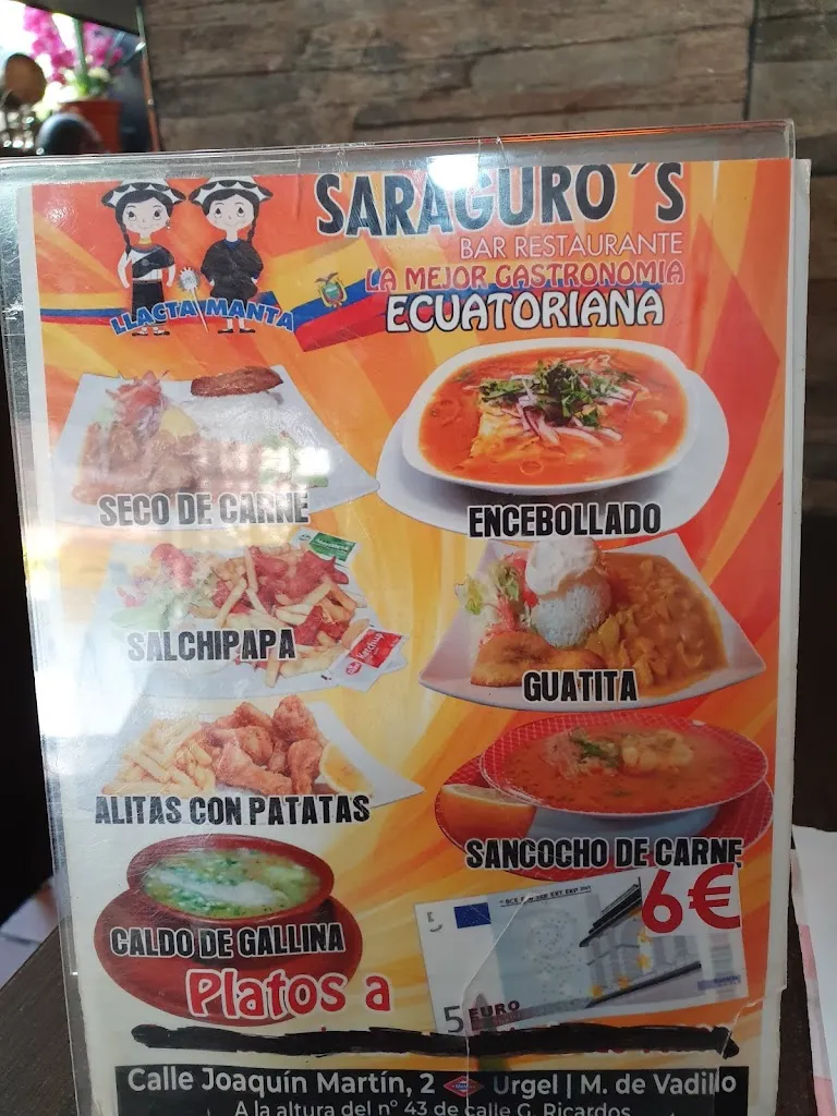 Menü_Restaurante Saraguros_Saro_Bild_1