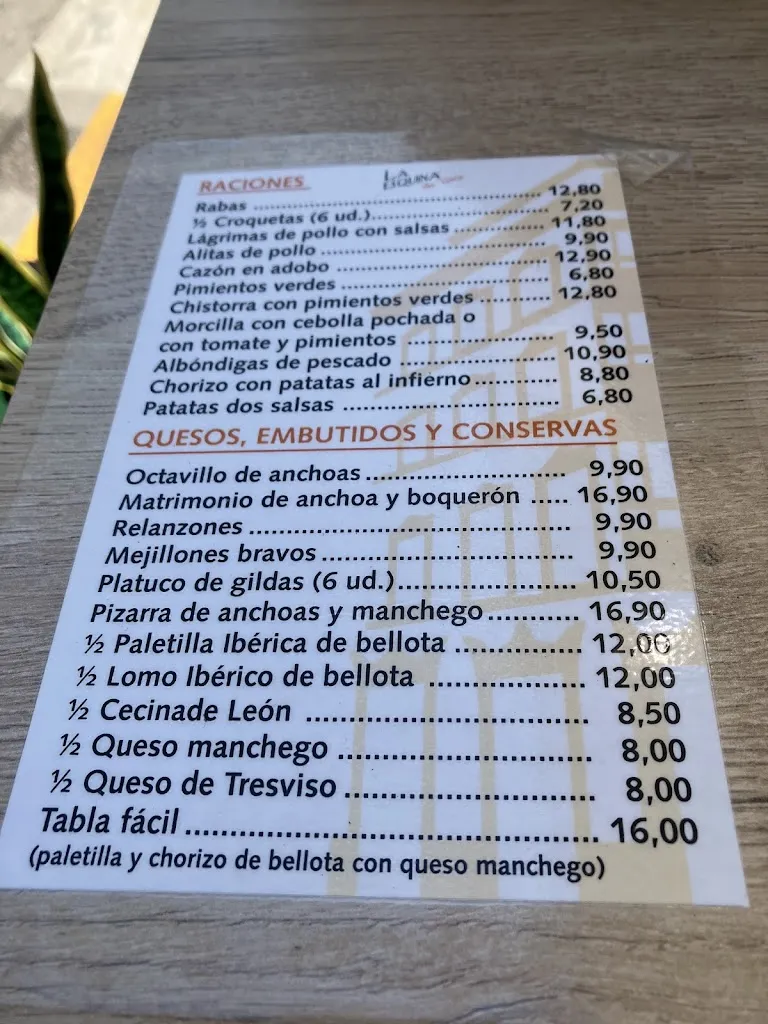 Menu_La Esquina de Tasca_Santoña_image_1