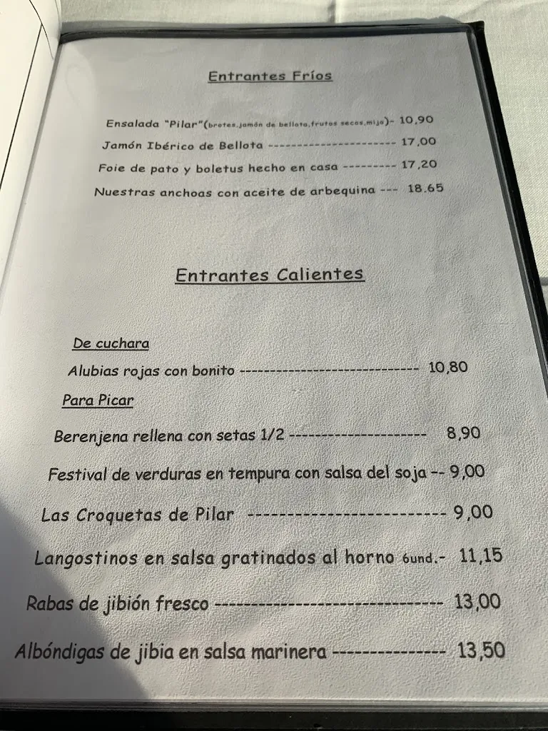 Menu_El Restaurante de Pilar_Santoña_immagine_2