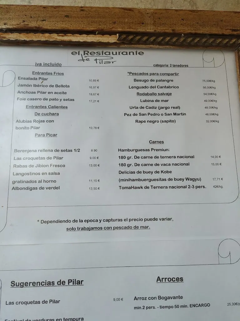Menu_El Restaurante de Pilar_Santoña_immagine_4