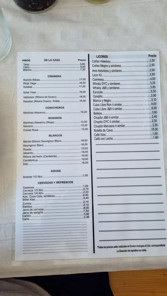 Menu_Restaurant Pascual 