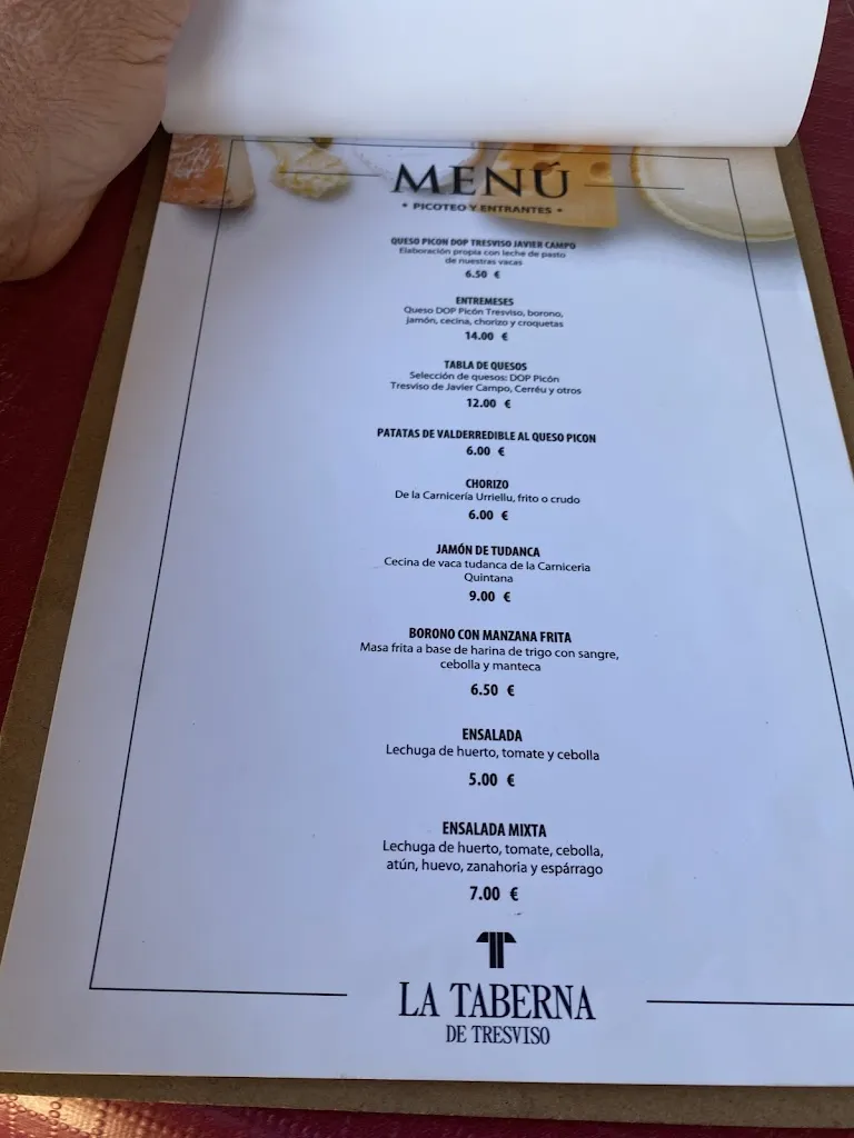 Menu_La Taberna de Tresviso_Tresviso_image_2