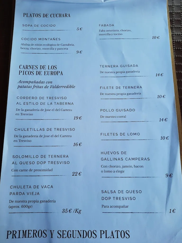 Menu_La Taberna de Tresviso_Tresviso_image_4