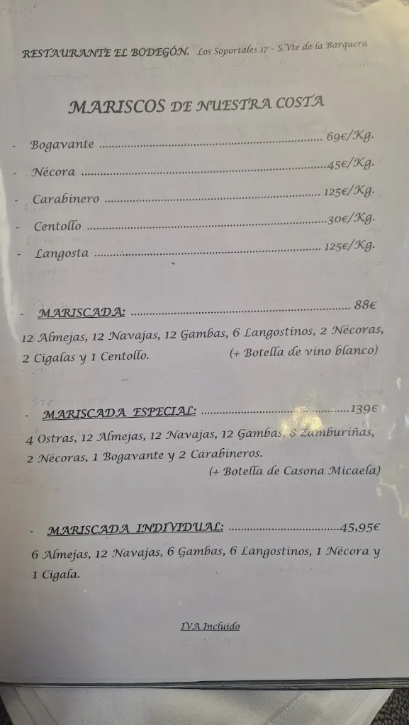 Menu_Restaurante El Bodegón_San Vicente de la Barquera_image_3