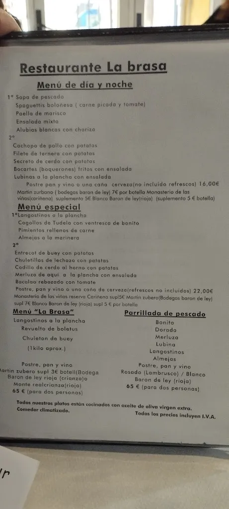 Menu_Restaurante La Brasa_San Vicente de la Barquera_image_4