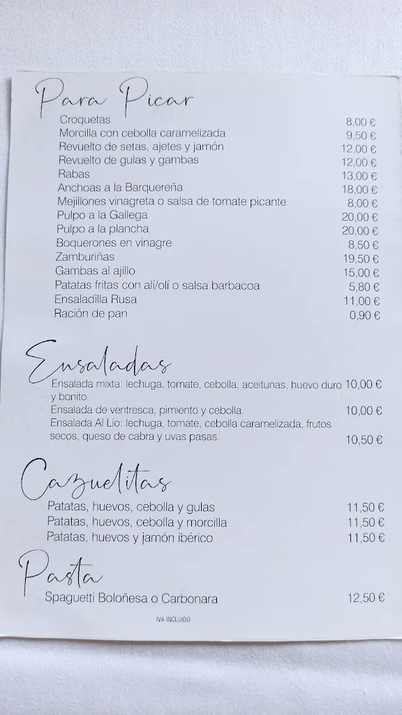 Menu_Al lio Cafeteria Restaurante_San Vicente de la Barquera_image_3