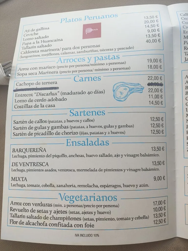 Menu_Bar Colón_San Vicente de la Barquera_image_3