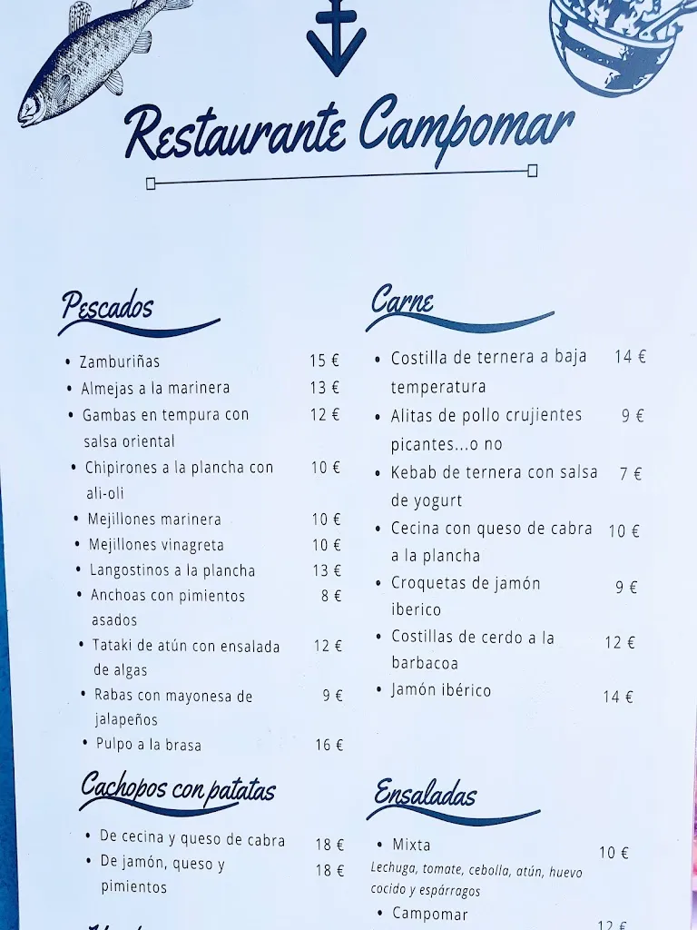 Menu_Restaurante Campomar (no se reserva)_San Vicente de la Barquera_image_3