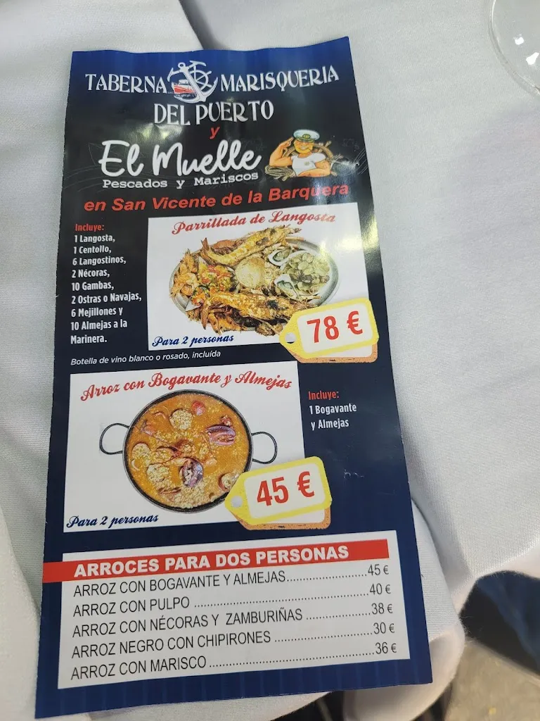 Menu_La Taberna del Puerto_San Vicente de la Barquera_immagine_2