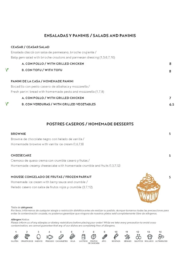 Menu_Restaurante The Green Wave_San Vicente de la Barquera_immagine_4