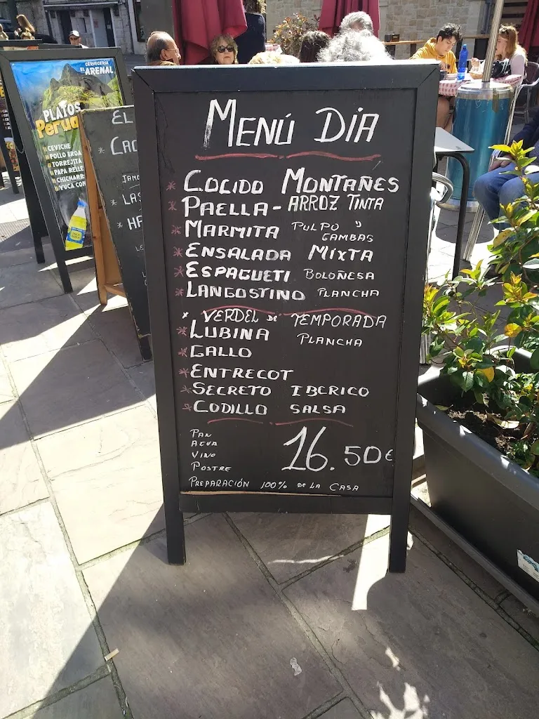 Menu_Cervecería El Arenal_San Vicente de la Barquera_image_2