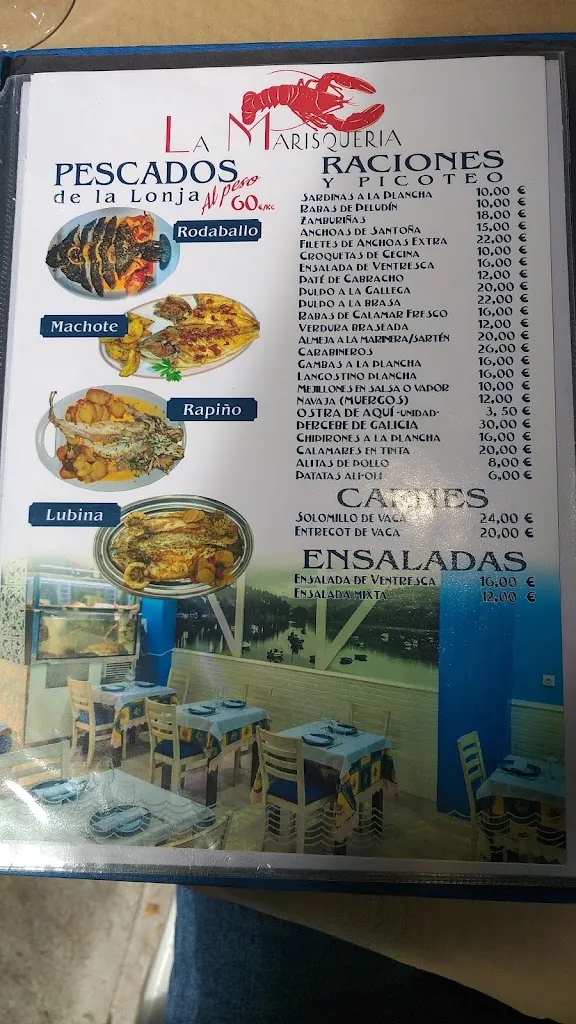 Menu_La Marisqueria.Restaurante.Marisqueria_San Vicente de la Barquera_image_1