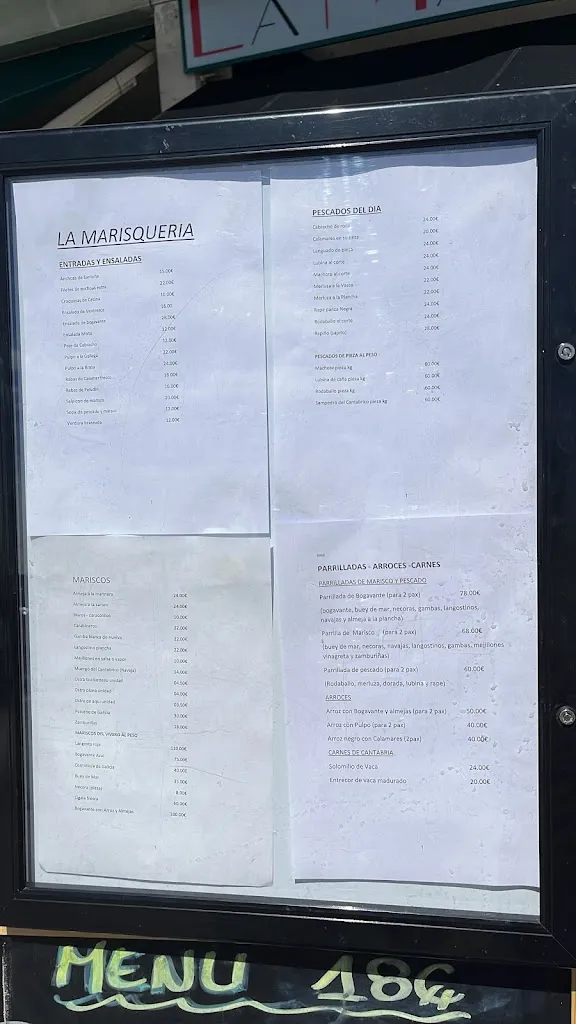 Menu_La Marisqueria.Restaurante.Marisqueria_San Vicente de la Barquera_image_3