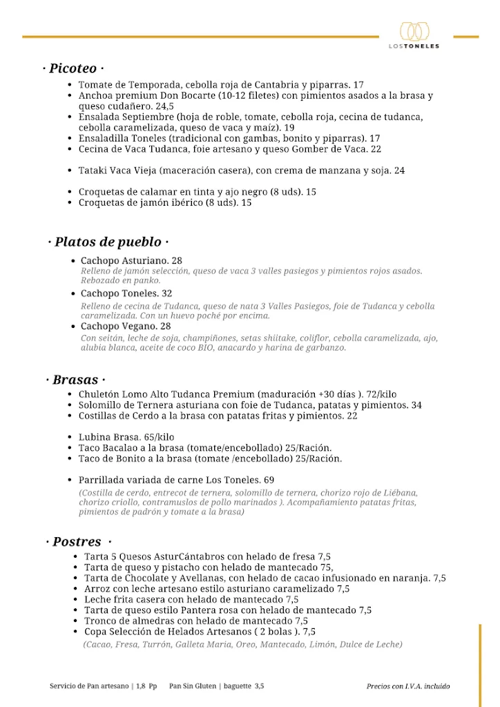 Menu_Los Toneles AsturCántabros_Val de San Vicente_image_1