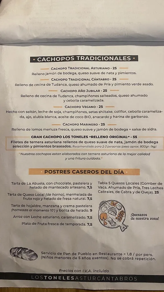 Menu_Los Toneles AsturCántabros_Val de San Vicente_image_2