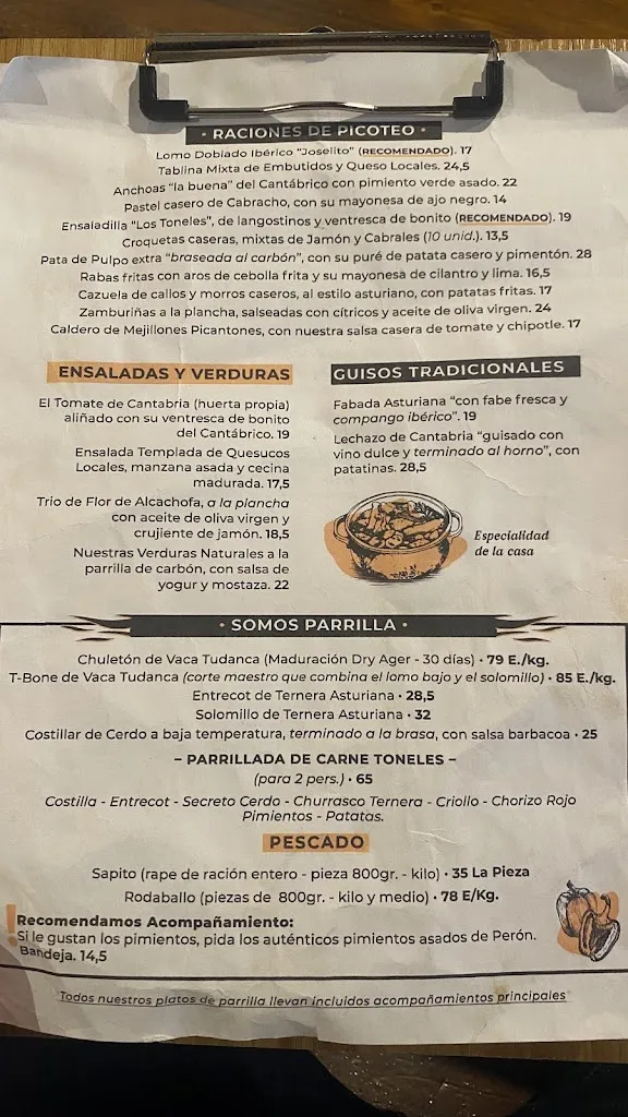 Menu_Los Toneles AsturCántabros_Val de San Vicente_image_4