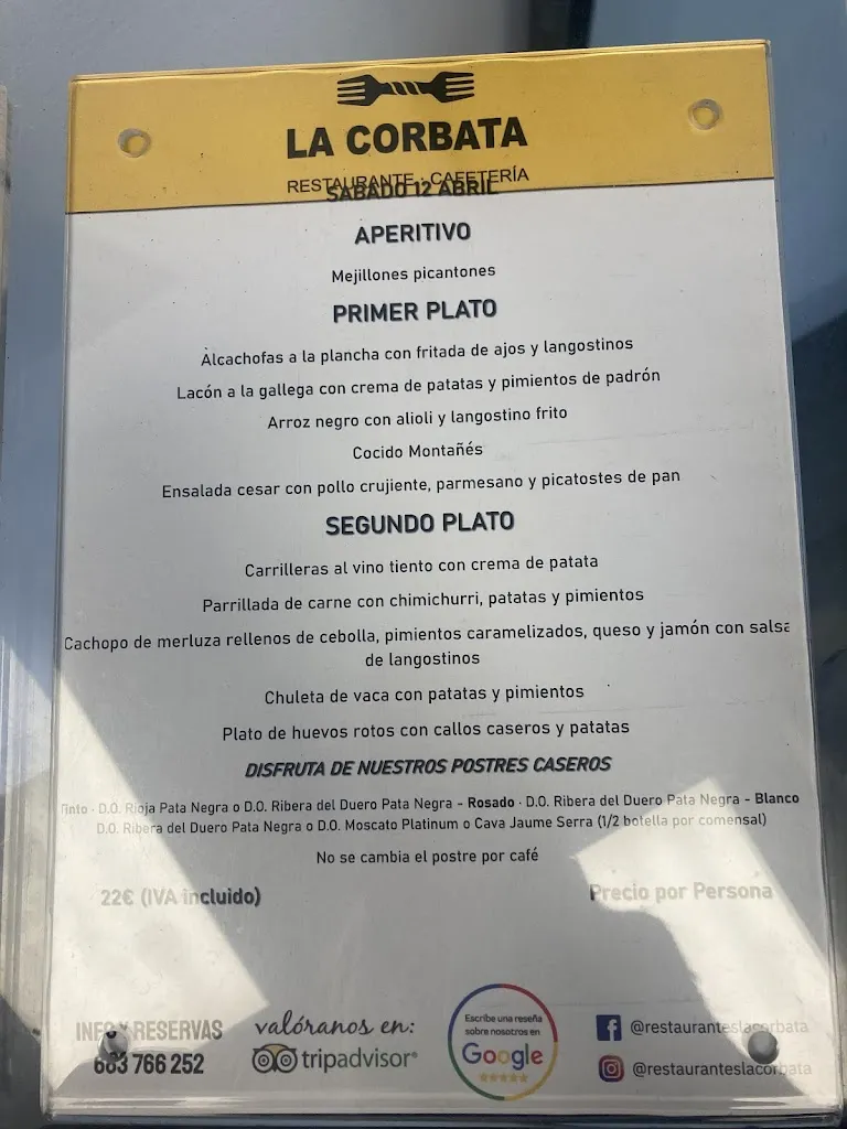 Menu_Restaurante La Corbata_Val de San Vicente_image_3