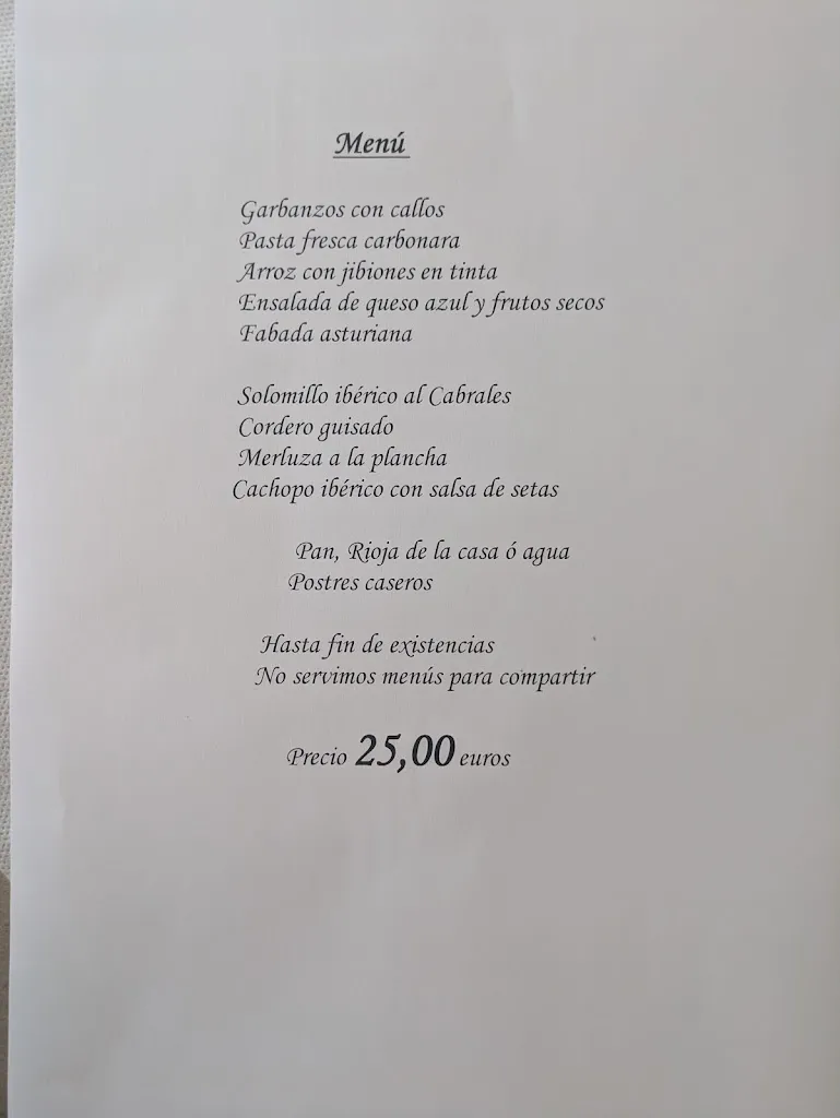 Menu_Casa Samuel_Val de San Vicente_image_1