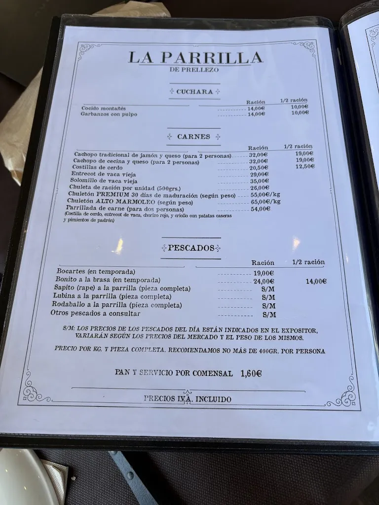Menu_La Parrilla_Val de San Vicente_image_1