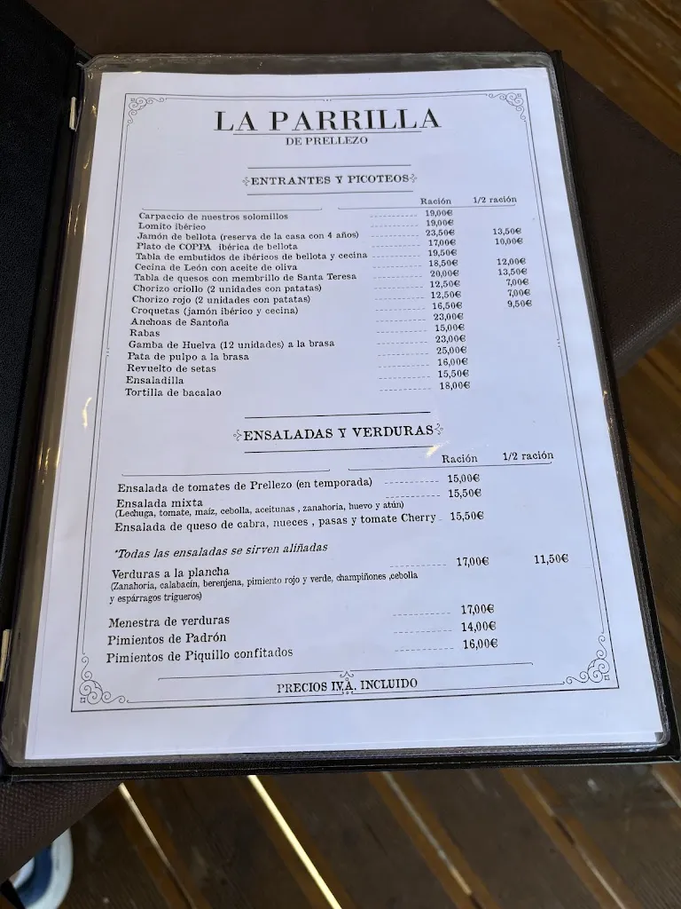 Menu_La Parrilla_Val de San Vicente_image_2