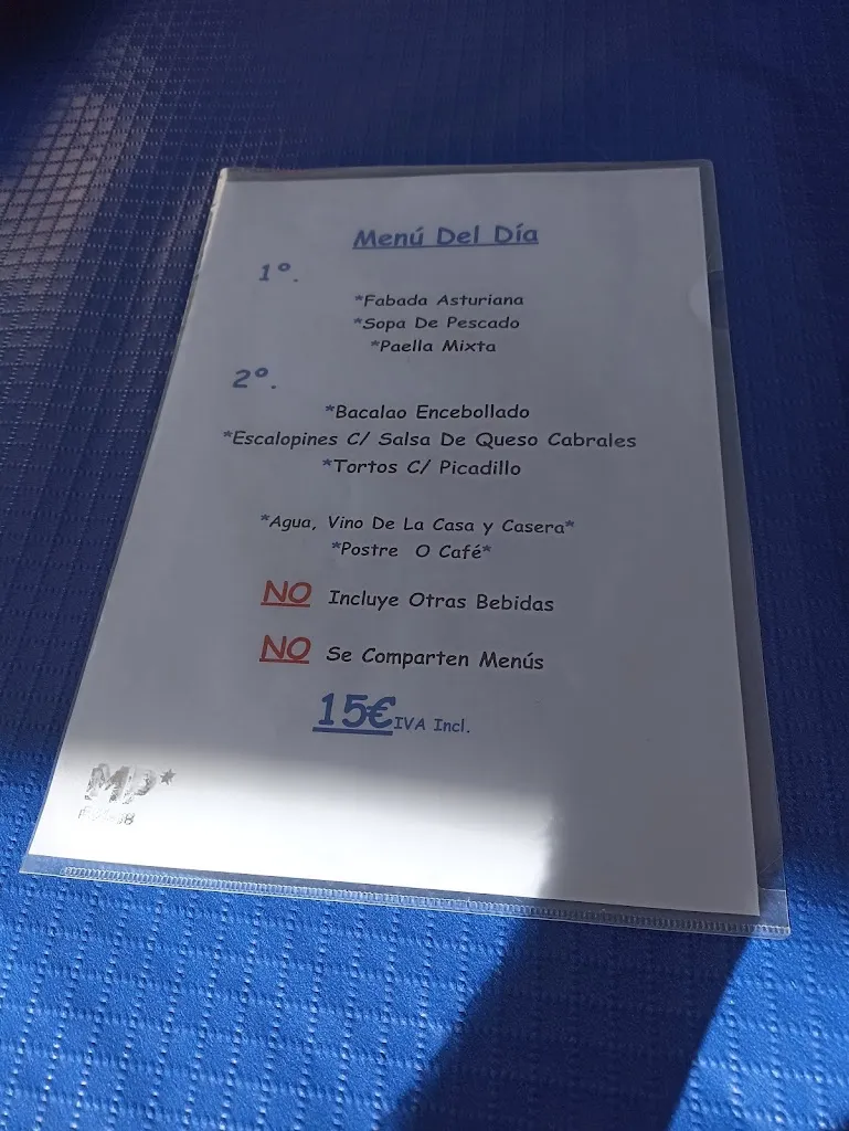 Menu_Bar Restaurante La Asturiana_Val de San Vicente_image_3